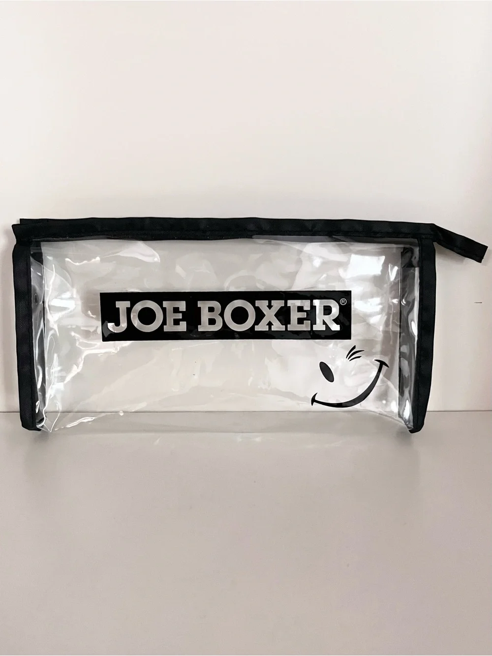 Joe boxer clear zippy pouch